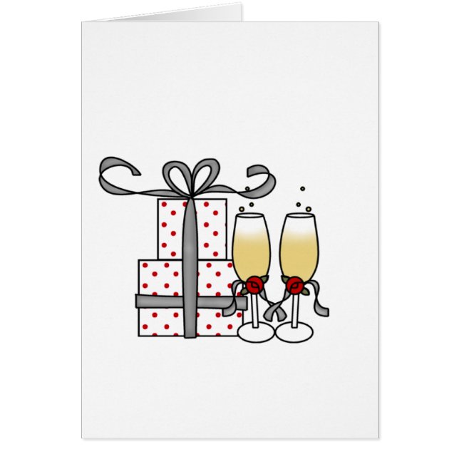 Champagne et cartes de cadeaux (Devant)