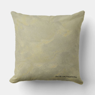 Champagne Faux Finish Pattern Throw Pillows