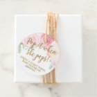 Champagne favour Pop it When She Pops Pink Floral