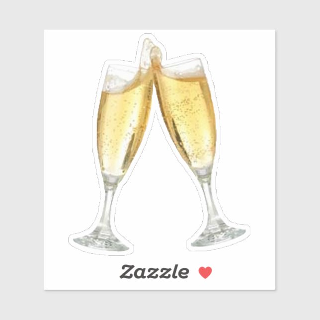 Champagne Flutes (Sheet)