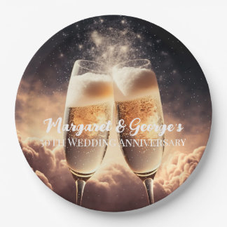 Champagne Flutes Paper Plates