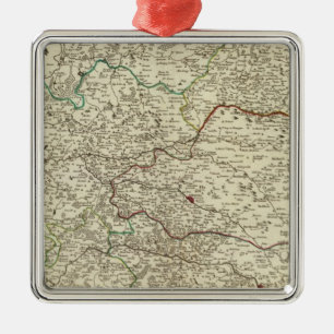 Champagne, France 3 Metal Ornament