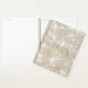 Champagne Glam Gold Cheers Planner