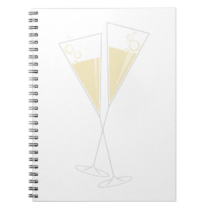 Champagne Glasses Notebook