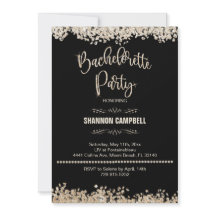 Champagne Glitter Bachelorette Party With Bling  