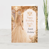 Champagne Gold Ballroom Sweet Sixteen