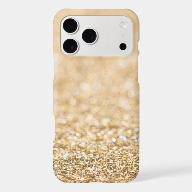 Champagne gold faux glitter sparkles (Back)