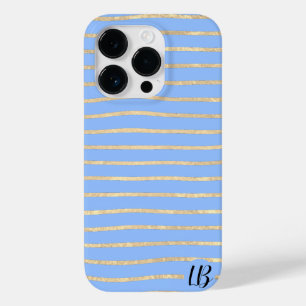 Champagne Gold Foil Stripes Phone Case