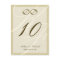 Champagne Gold Infinity Hand Clasp Table Number