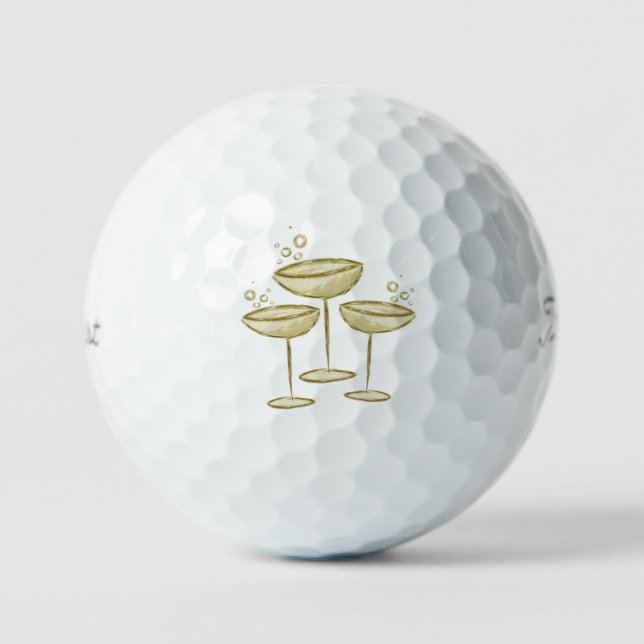 Champagne  golf balls (Front)
