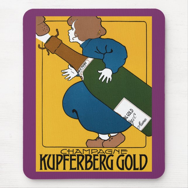 Champagne Kupferberg Gold Mouse Pad (Front)