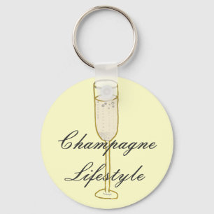 Champagne Lifestyle Keychain