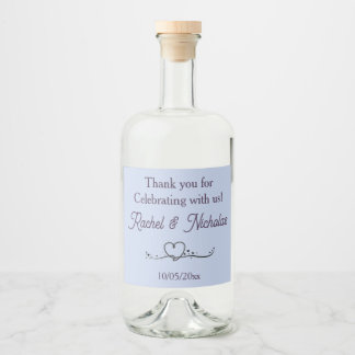 Champagne mini bottles favours personalized liquor bottle label