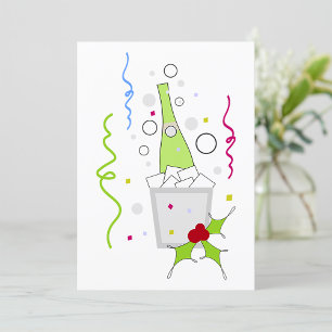 Champagne On Ice Invitation