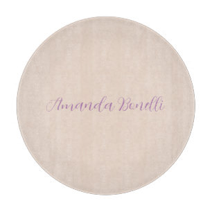 Champagne Pink Plain Simple Minimalist Modern Cutting Board