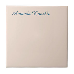 Champagne Pink Plain Simple Minimalist Modern Tile