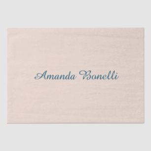 Champagne Pink Plain Simple Minimalist Modern Tissue Paper