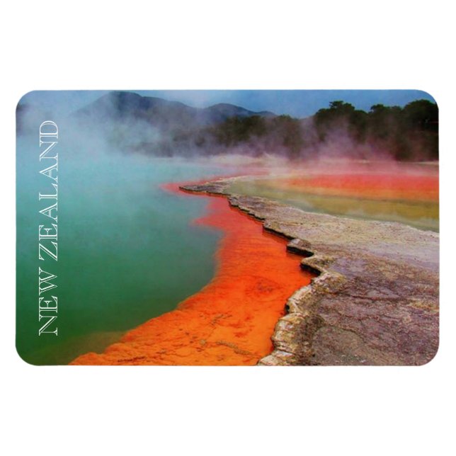 champagne pool new zealand magnet (Horizontal)