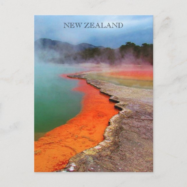 champagne pool waiotapu postcard (Front)