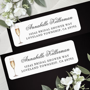 Champagne Return Address