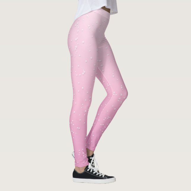 Champagne rose Fun Mode Leggings (Droite)