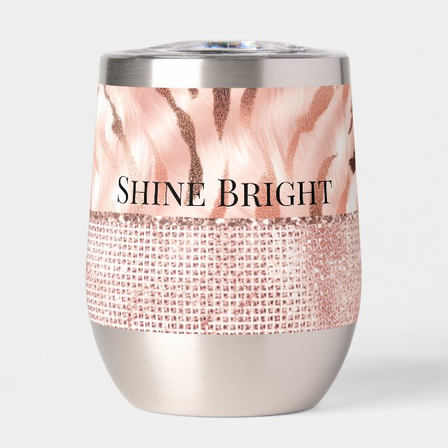 Champagne rose Rose Glam Zebra (Avant)