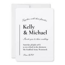 Champagne Shimmer Typography Wedding