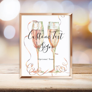 Champagne Sign