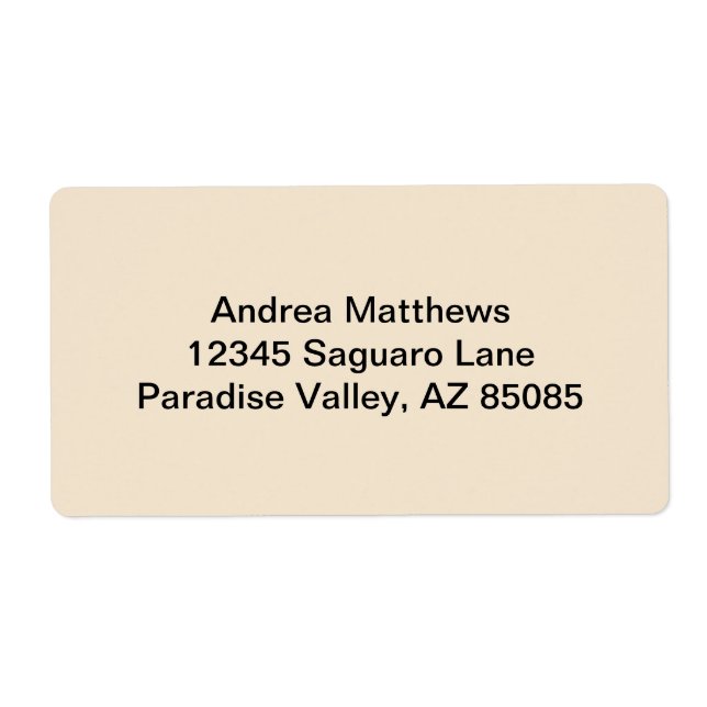 Champagne Solid Colour (Front)