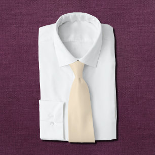 Champagne- solid colour tie