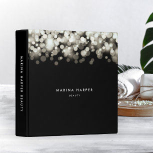 Champagne Spark Personalized Binder