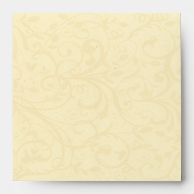 Champagne Swirl Envelope (Square) (Front)