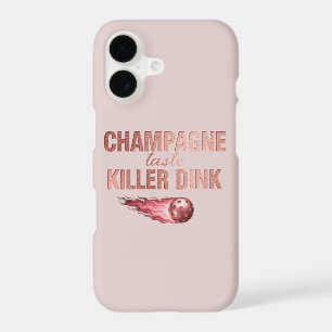 Champagne Taste Killer Dink -Pink Pickleball Phone