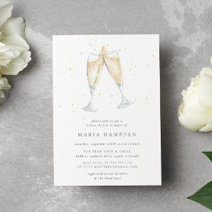 Champagne Toast   Bridal Shower Invitation