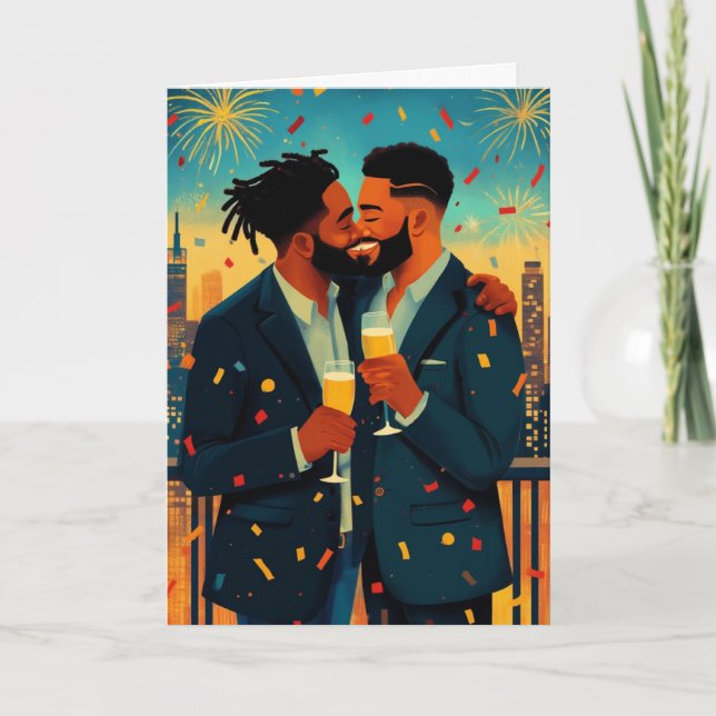 Champagne Tuxedo Celebration Card (Front)