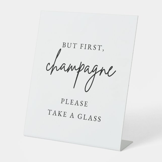 Champagne Wedding Sign (Front)