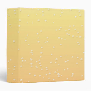 Champagne with Tiny Bubbles Background Art Binder