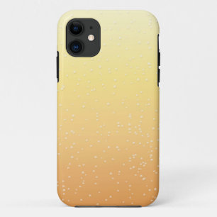 Champagne with Tiny Bubbles Background Art iPhone 11 Case