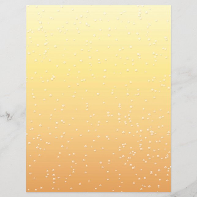 Champagne with Tiny Bubbles Background Art Flyer (Front)