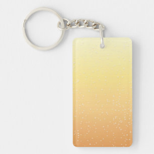 Champagne with Tiny Bubbles Background Art Keychain