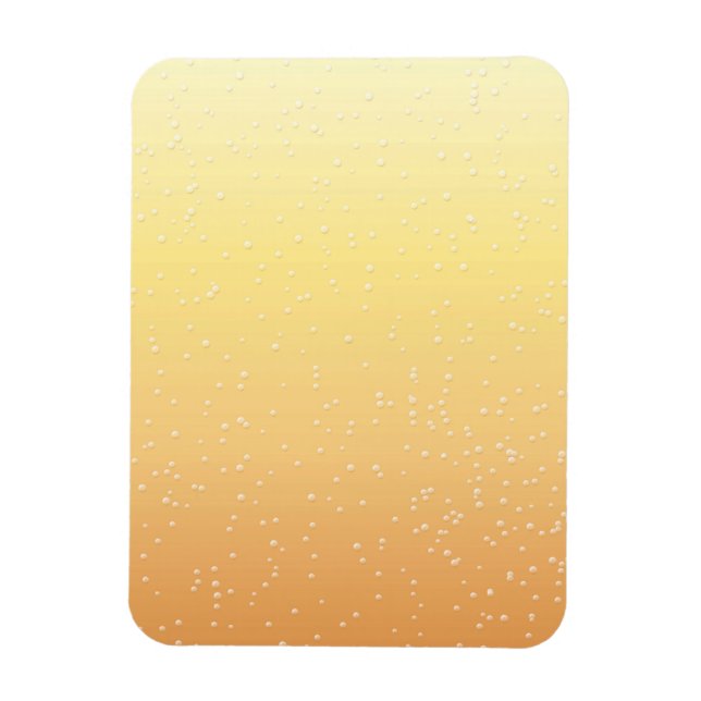 Champagne with Tiny Bubbles Background Art Magnet (Vertical)