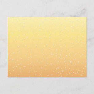 Champagne with Tiny Bubbles Background Art Postcard