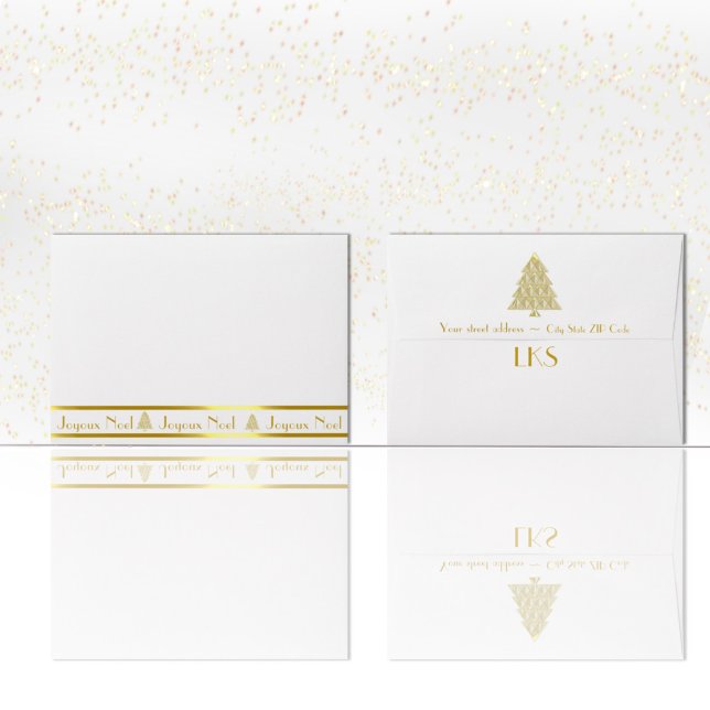 Champaign Joyoux Noel Envelope (Creator Uploaded)