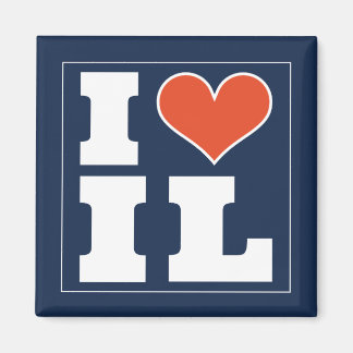 Champaign Urbana  (IL) Football Watch Party Fridge Magnet