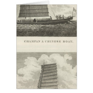 Champan, un bateau chinois de Formosa