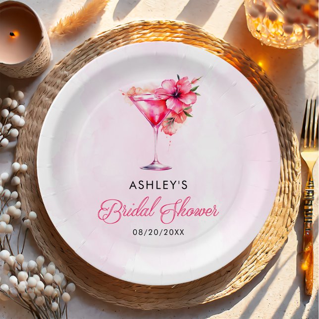 Champange Bridal Shower Paper Plate (Creator Uploaded)