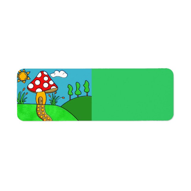 champignon rouge mignon (Devant)