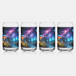 Champignons Aliens bioluminescents sur une planète