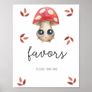 Champignons mignons - Poster des Faveurs
