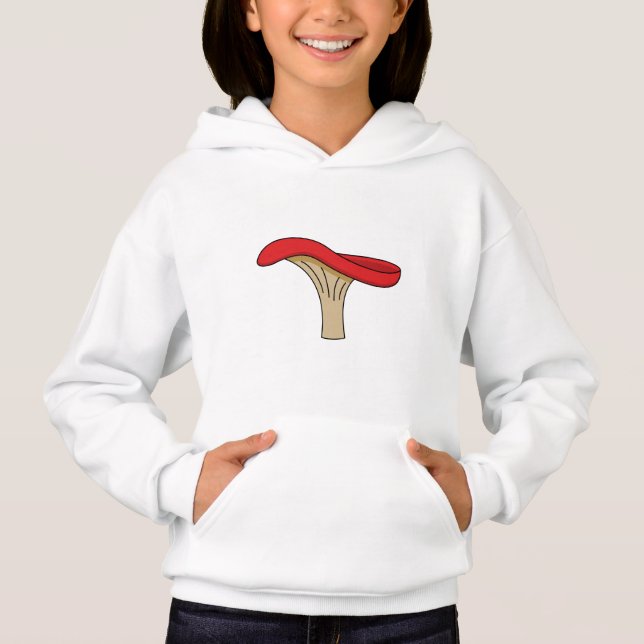 Champignons rouges caricaturés (Devant)